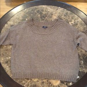 GAP shiny taupe/brown sweater